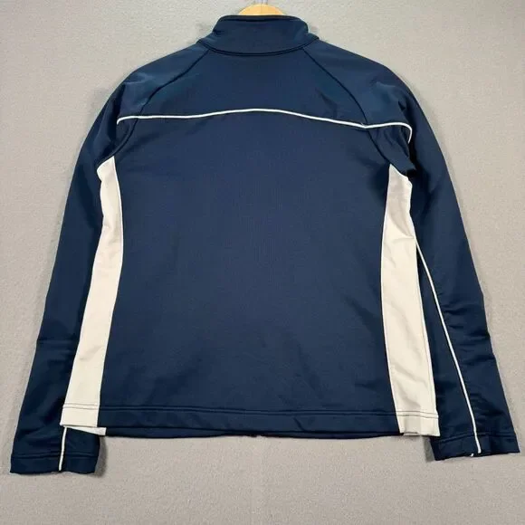 Vintage Gonzaga Bulldogs Track Jacket Womens Large 12-14 Blue Nike Team NCAA - Picture 2 of 13